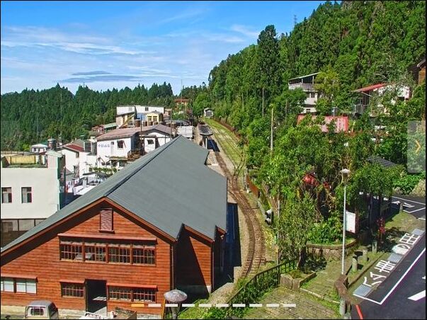 The railway village of Fenqihu. Check the stop duration before exploring.