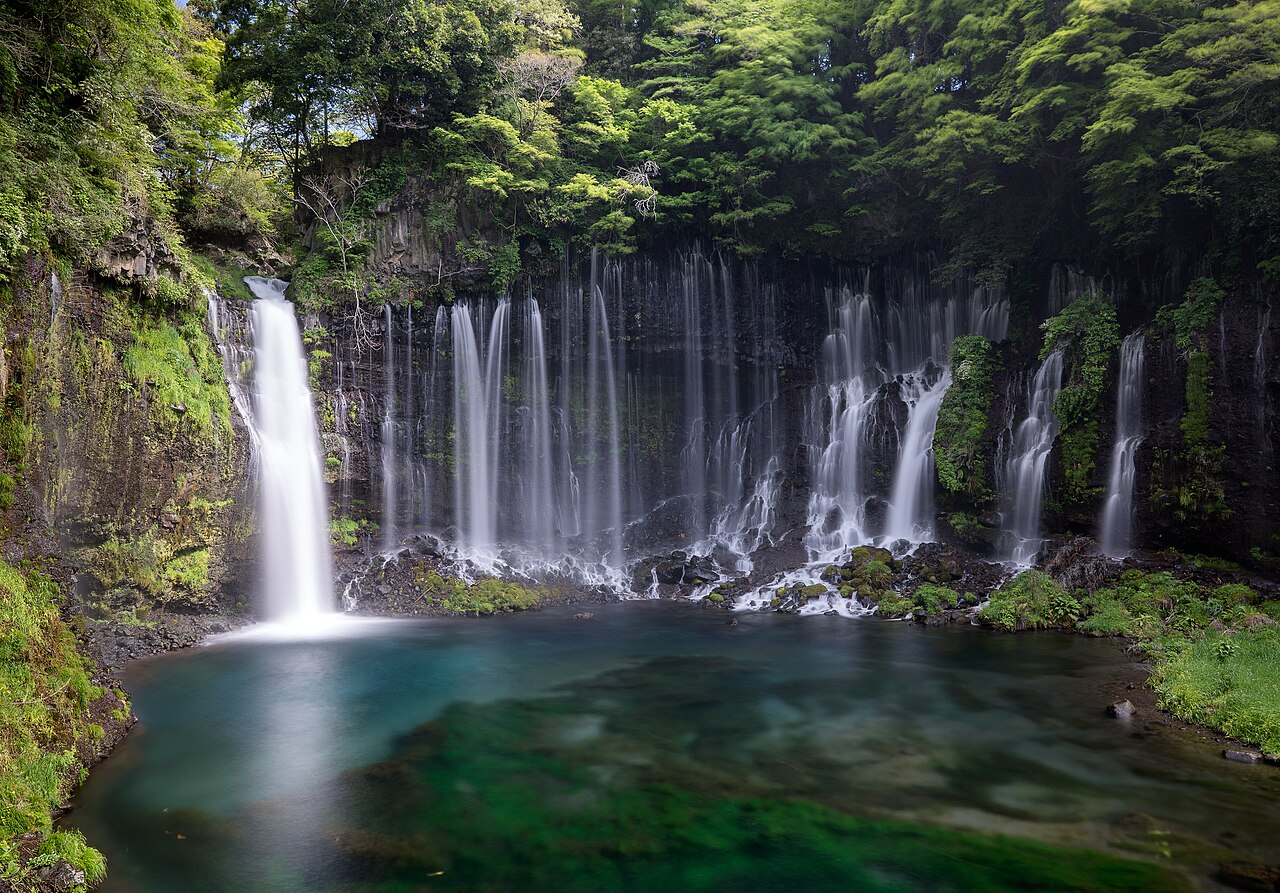 Shiraito Falls, part of the day exploring the surrounding countryside.