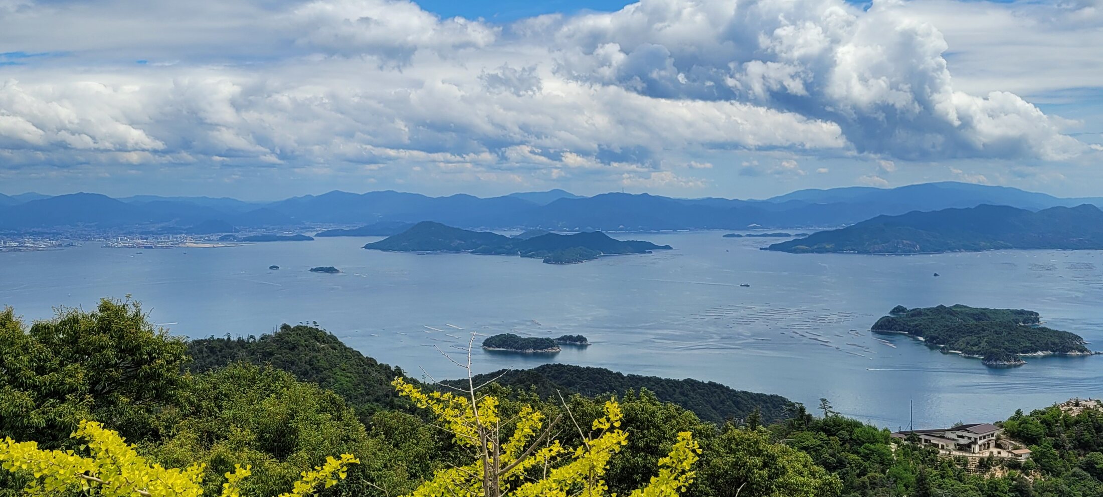 The Mount Misen area on Miyajima. Adjust the mountain outing to weather and walking conditions.