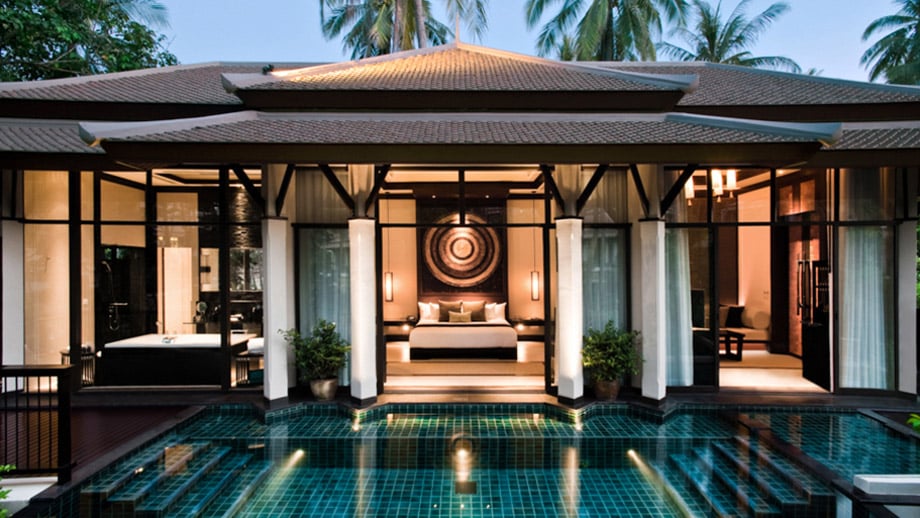 Banyan Tree Samui — Deluxe Pool Villa의 외관과 전용 풀