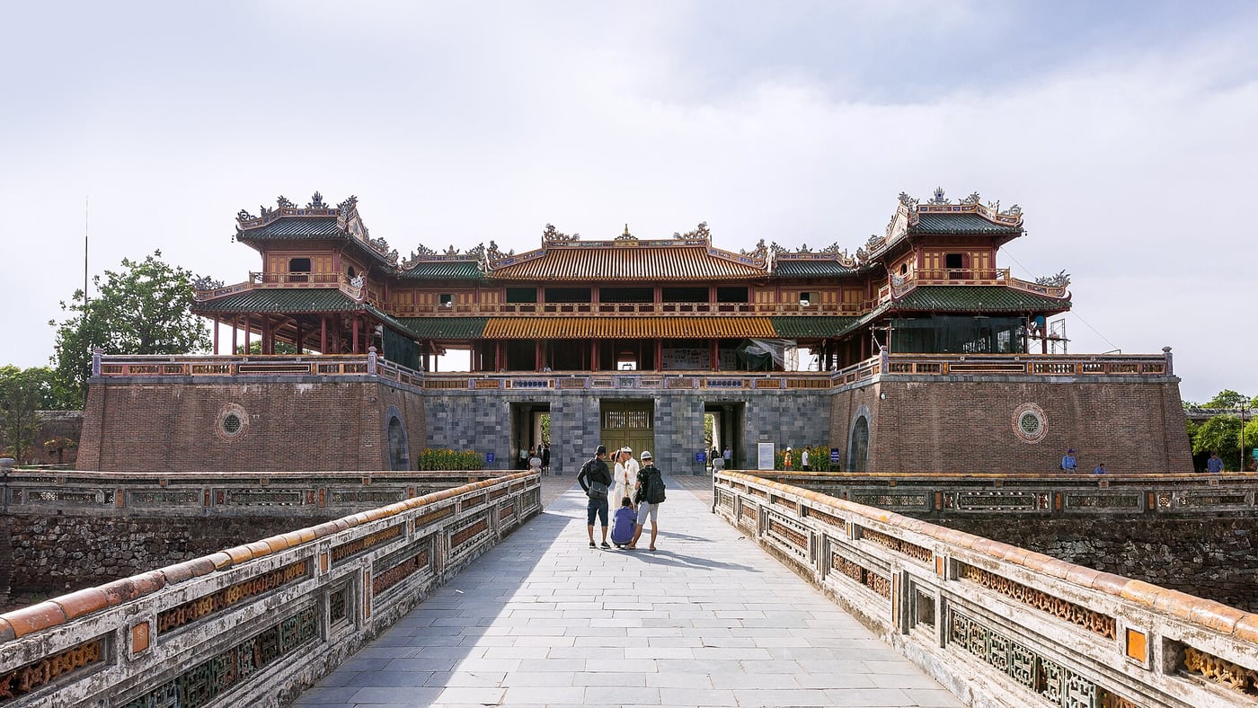 Meridian Gate of the Imperial City in Hue