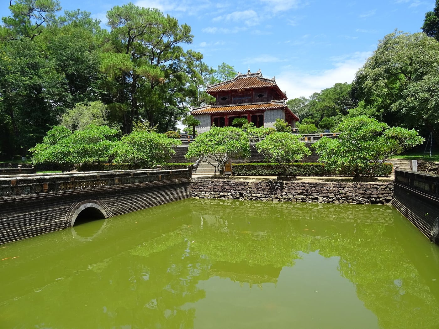Grounds of the Minh Mang Mausoleum near Hue