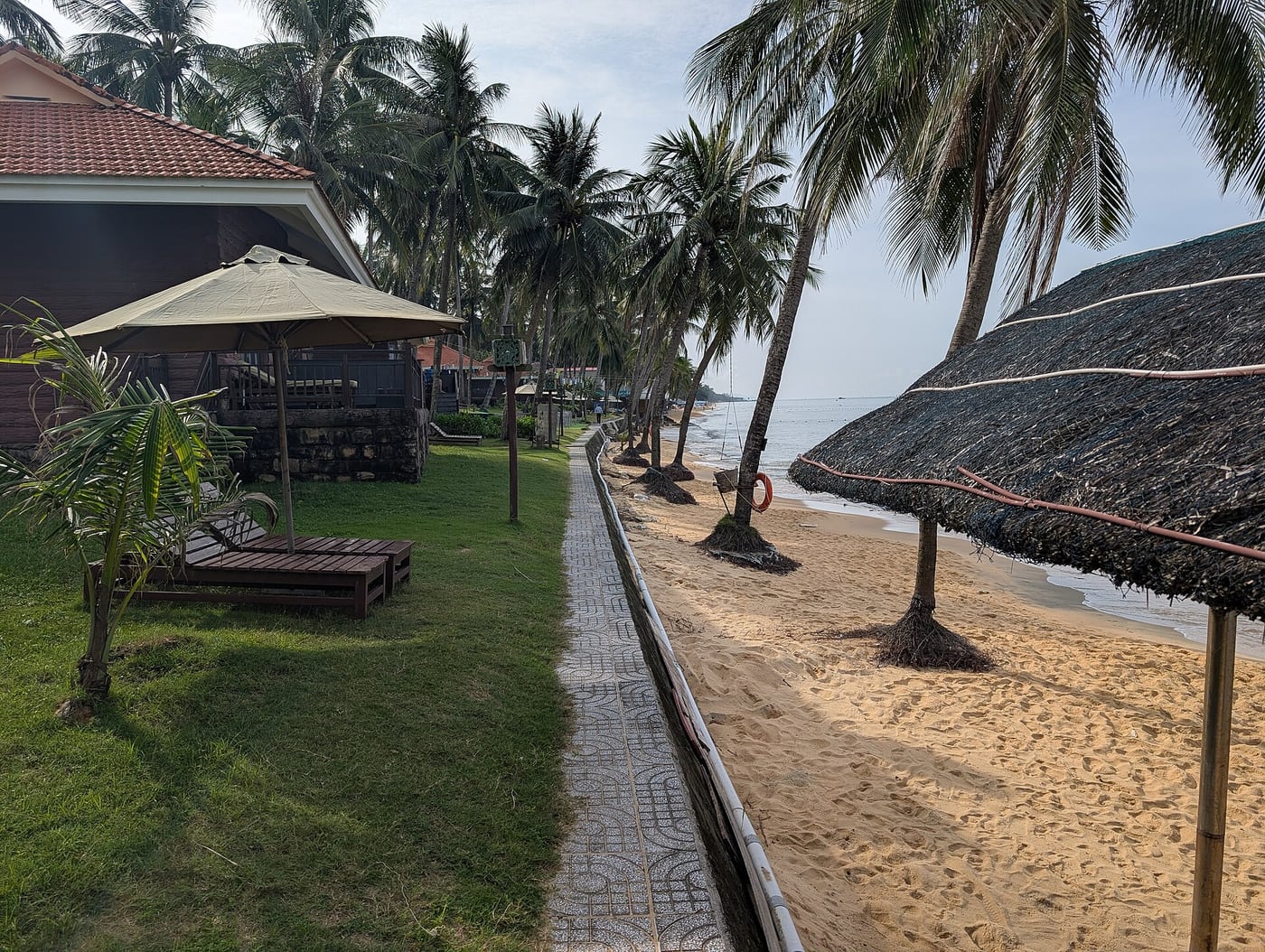 Sandy western shore of Phu Quoc