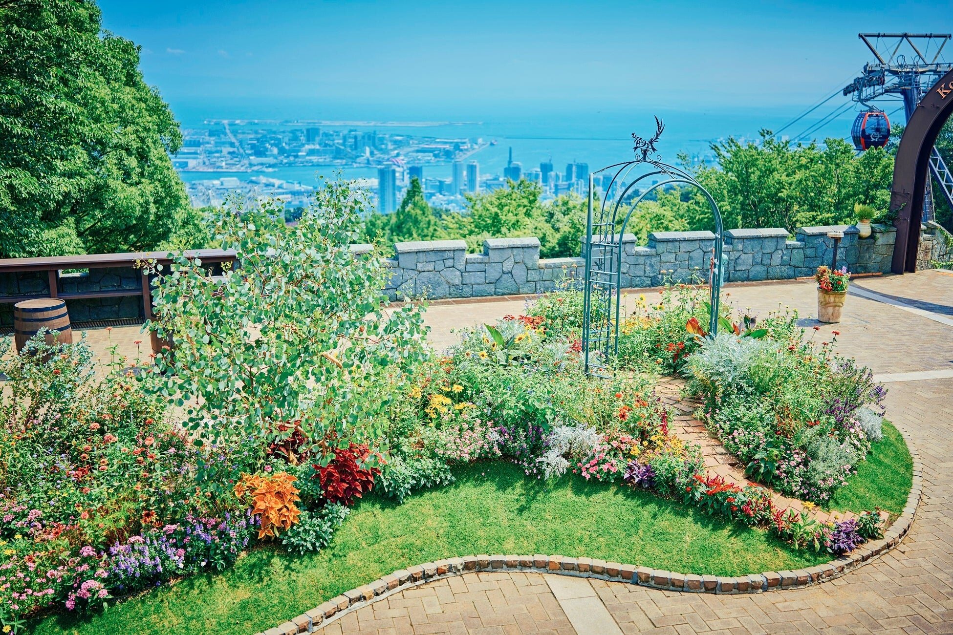 Nunobiki Herb Gardens, a hillside stop before continuing to Arima.