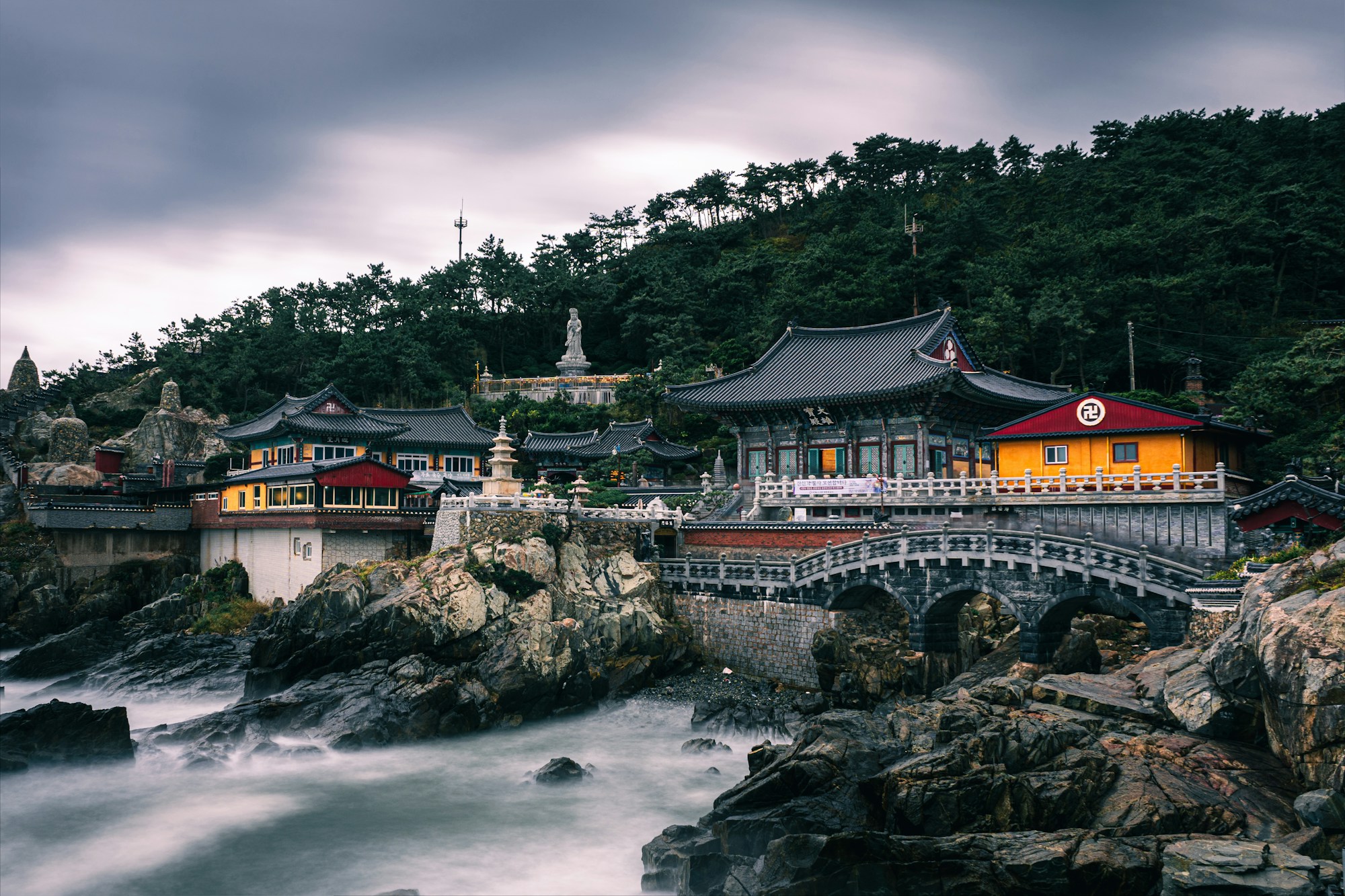 Haedong Yonggungsa on the Busan coast — an additional trip beyond the central route