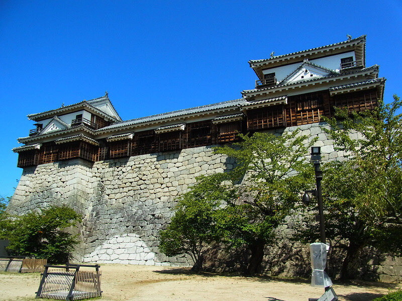 Matsuyama Castle, paired with the city centre on arrival day.