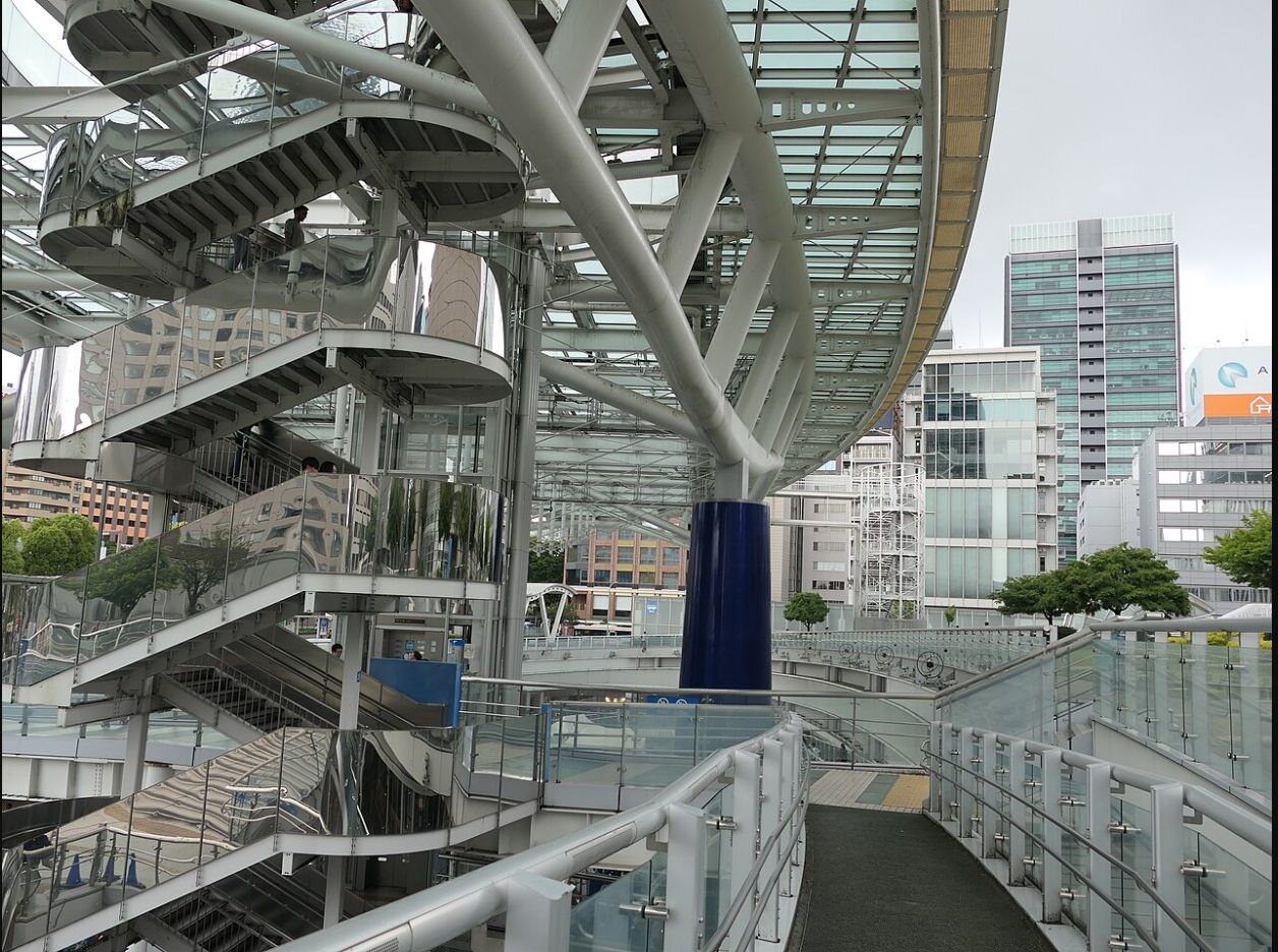 Oasis 21 at night. Sakae is an optional stop on Day 1; stay for the lights only if your arrival time and energy allow.