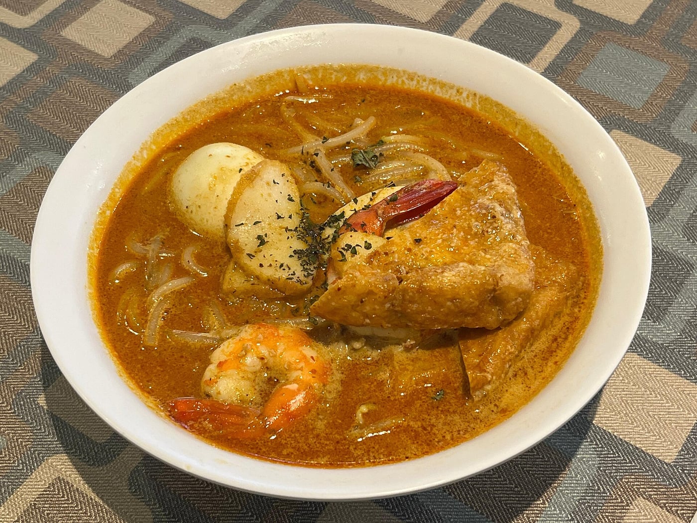 Singapore laksa — dish reference photograph