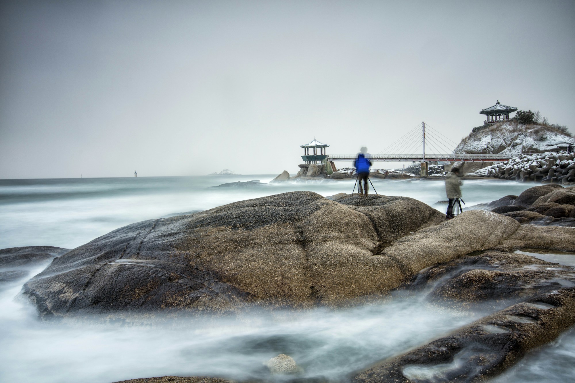 The seaside pavilion at Yeonggeumjeong, Sokcho